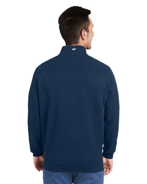 Men's Collegiate Shep Quarter-Zip Sweatshirt - Vineyard Navy