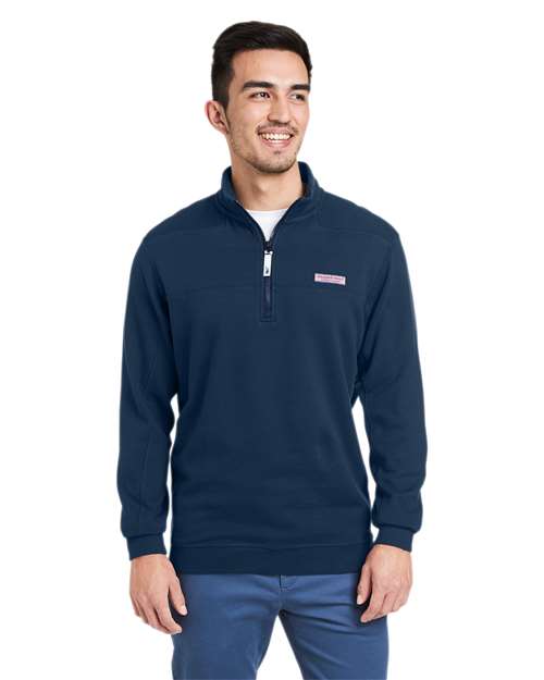 Men's Collegiate Shep Quarter-Zip Sweatshirt - Vineyard Navy