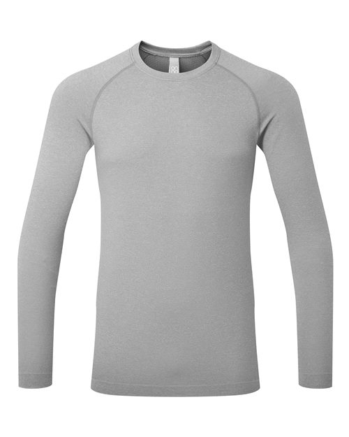 Men's Unstoppable Fresh Long Sleeve Underscrub Base Layer T-Shirt - Heather Grey