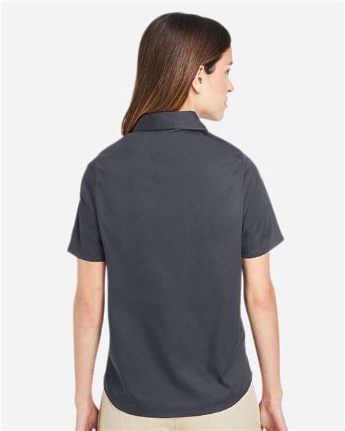 Women's Advantage IL Short Sleeve Dress Shirt - Dark Charcoal
