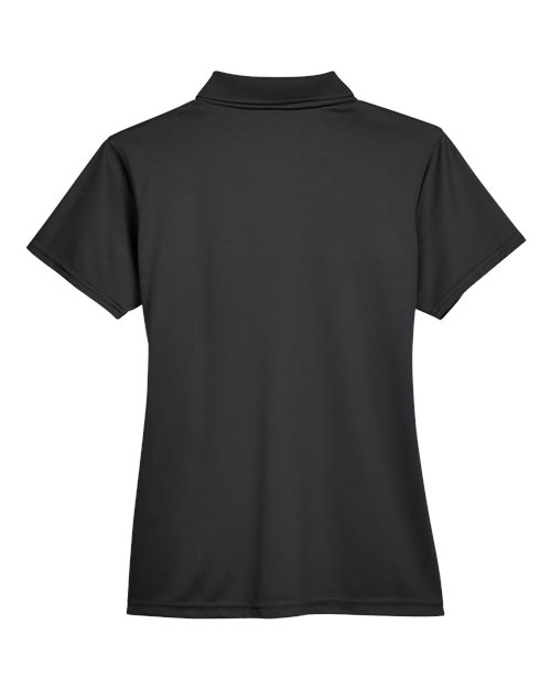 Women's Polyester Jersey Polo - Black
