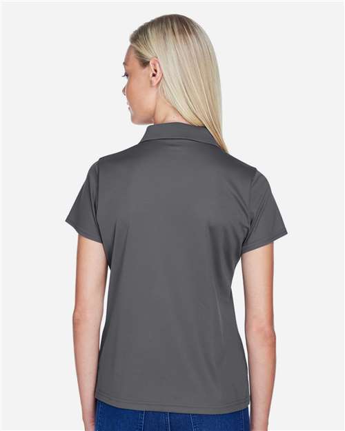 Women's Polyester Jersey Polo - Charcoal