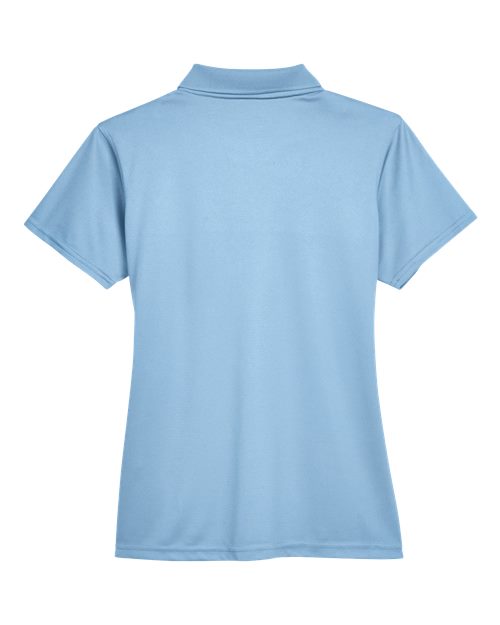 Women's Polyester Jersey Polo - Light Blue