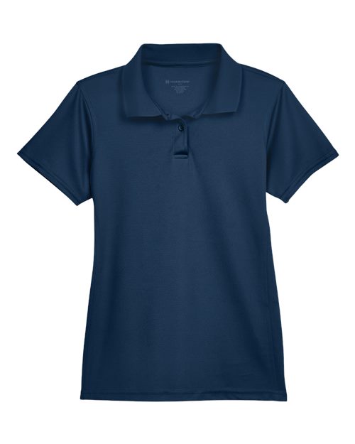 Women's Polyester Jersey Polo - Navy