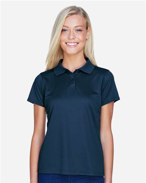 Women's Polyester Jersey Polo - Navy