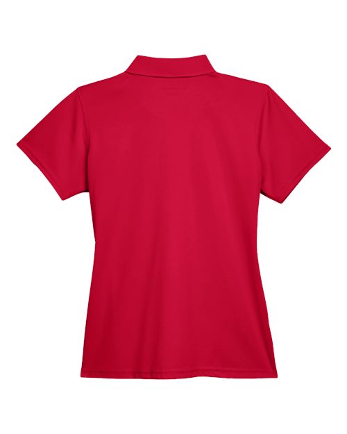 Women's Polyester Jersey Polo - Red