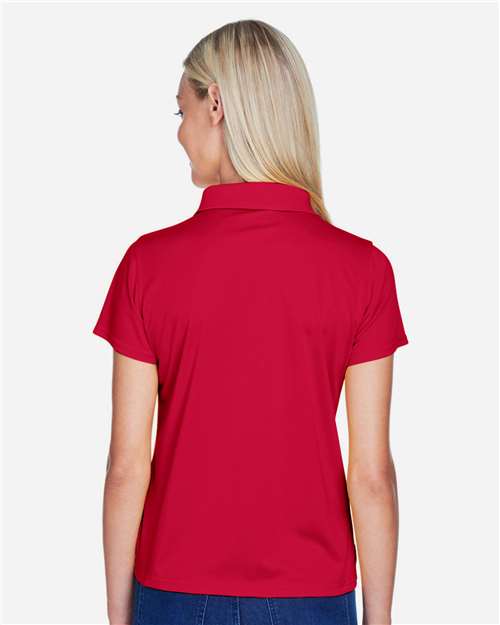 Women's Polyester Jersey Polo - Red