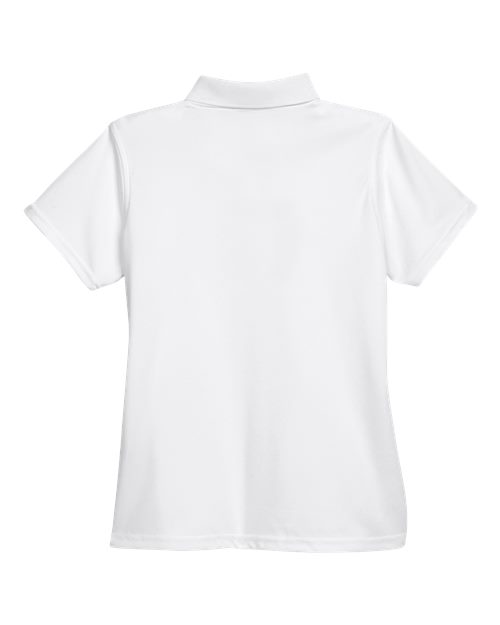Women's Polyester Jersey Polo - White