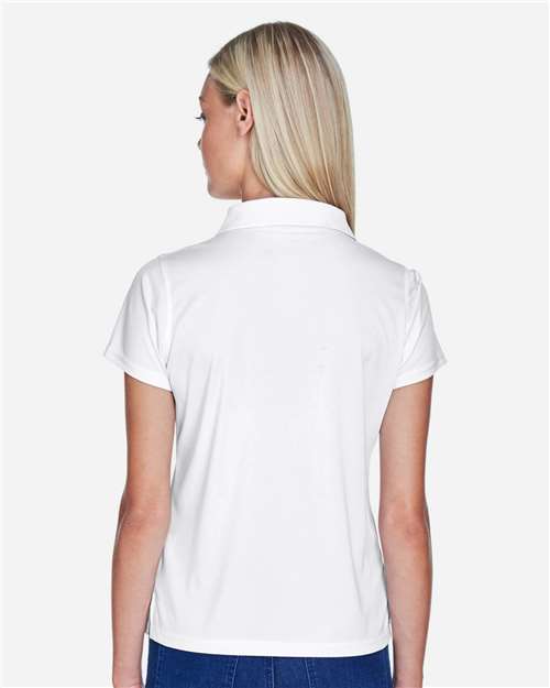 Women's Polyester Jersey Polo - White