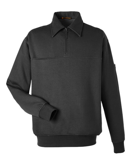 Unisex ClimaBloc™ Heavyweight Tactical Quarter-Zip Pullover - Black