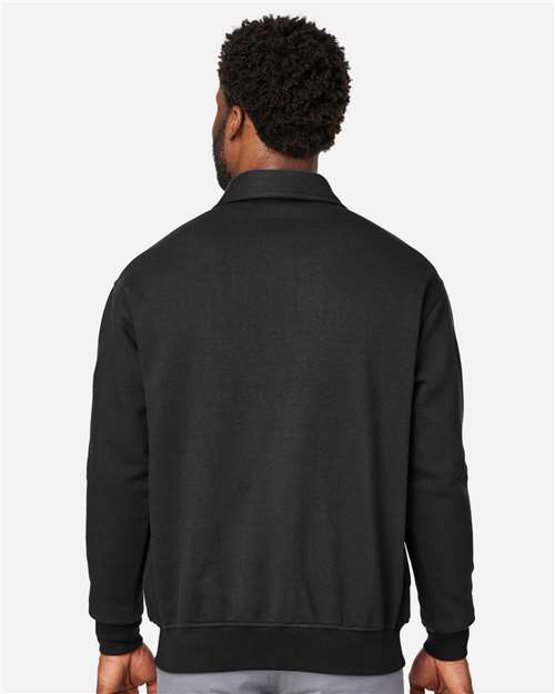 Unisex ClimaBloc™ Heavyweight Tactical Quarter-Zip Pullover - Black