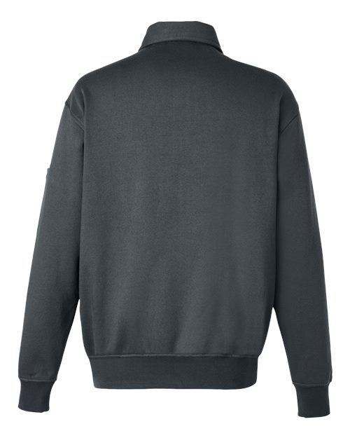 Unisex ClimaBloc™ Heavyweight Tactical Quarter-Zip Pullover - Dark Charcoal