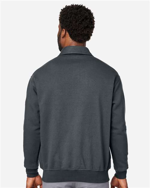 Unisex ClimaBloc™ Heavyweight Tactical Quarter-Zip Pullover - Dark Charcoal