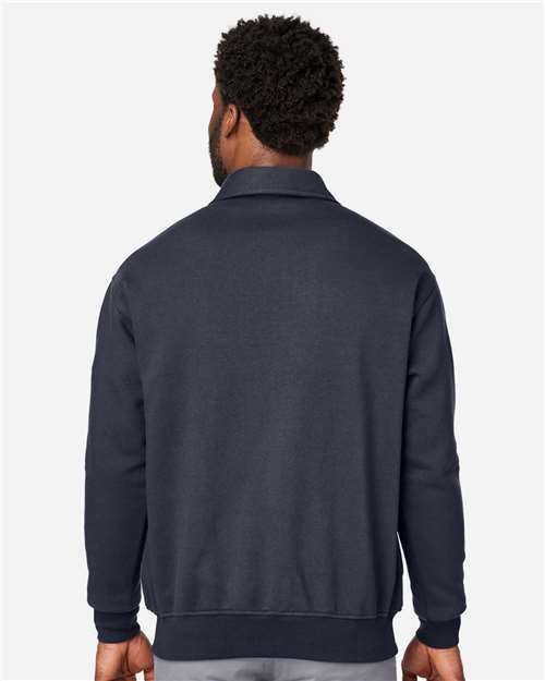 Unisex ClimaBloc™ Heavyweight Tactical Quarter-Zip Pullover - Dark Navy