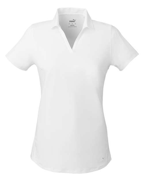 Women's Cloudspun Free V-neck Polo - Bright White