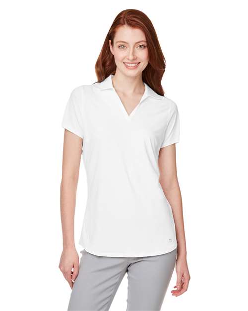 Women's Cloudspun Free V-neck Polo - Bright White