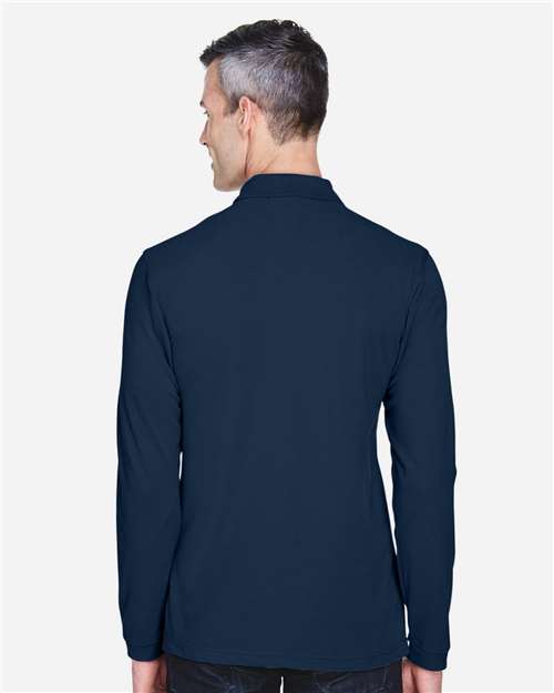 Men's Easy Blend™ Long Sleeve Polo - Navy