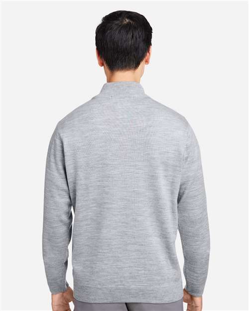 Unisex Pilbloc™ Quarter-Zip Pullover Sweater - Grey Heather