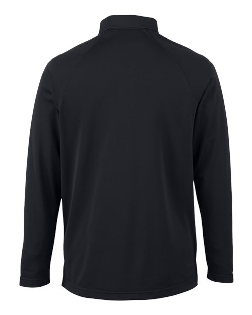 Men's Charge Snag and Soil Protect Long Sleeve Polo - Black