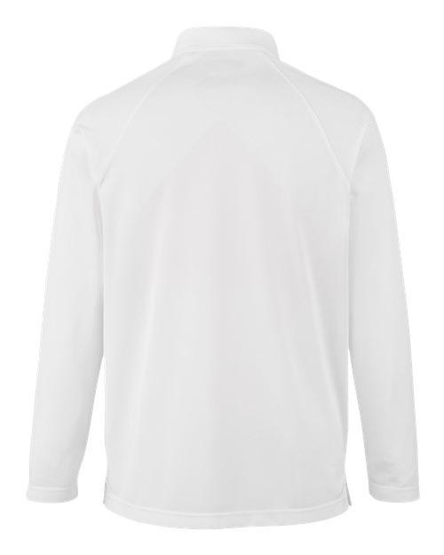 Men's Charge Snag and Soil Protect Long Sleeve Polo - White