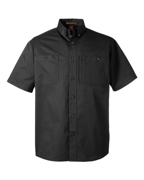 Men's Advantage IL Short Sleeve Work Shirt - Black