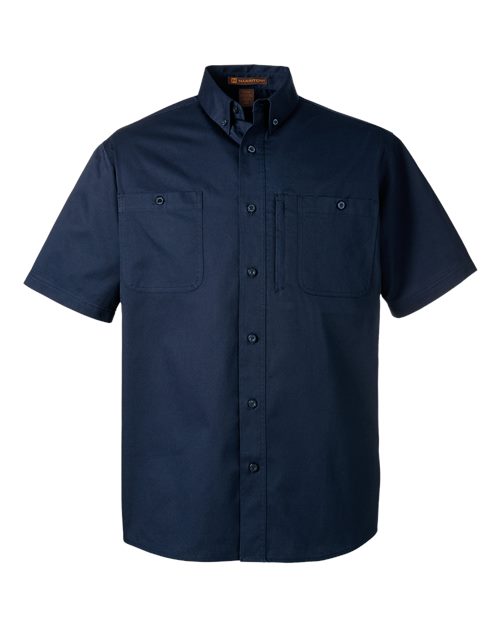 Men's Advantage IL Short Sleeve Work Shirt - Dark Navy