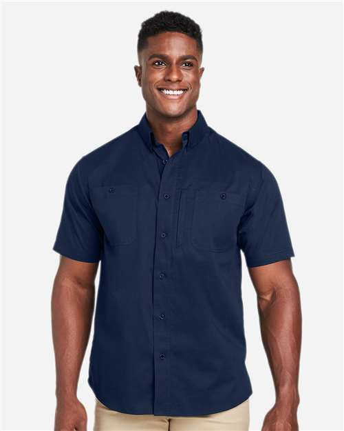 Men's Advantage IL Short Sleeve Work Shirt - Dark Navy