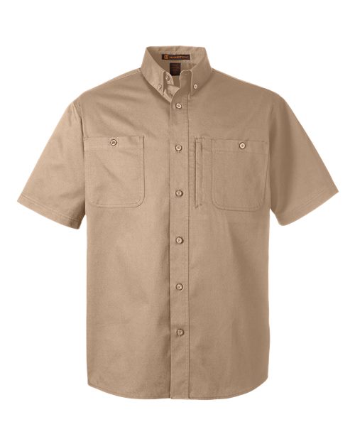 Men's Advantage IL Short Sleeve Work Shirt - Khaki