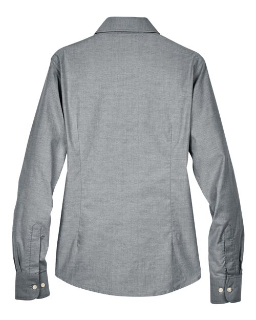 Women's Long Sleeve Oxford Dress Shirt - Oxford Grey