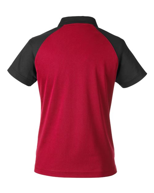 Women's Command Snag-Protection Colorblock Polo - Sport Red/ Black