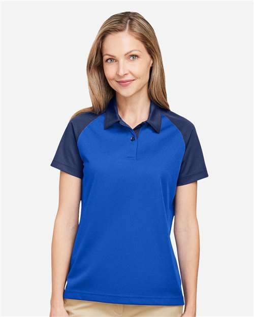 Women's Command Snag-Protection Colorblock Polo - Sport Royal/ Sport Dark Navy
