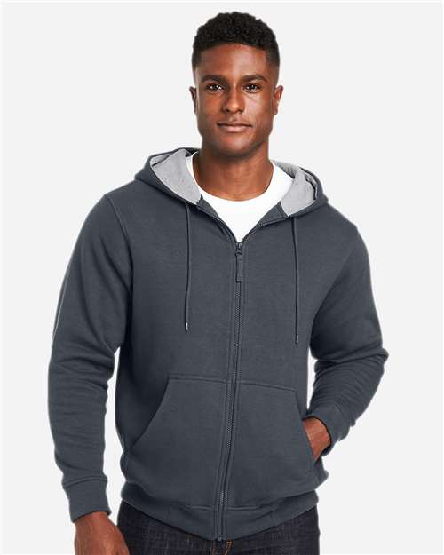 Unisex Tall ClimaBloc™ Lined Heavyweight Hooded Sweatshirt - Dark Charcoal