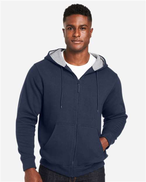 Unisex Tall ClimaBloc™ Lined Heavyweight Hooded Sweatshirt - Dark Navy