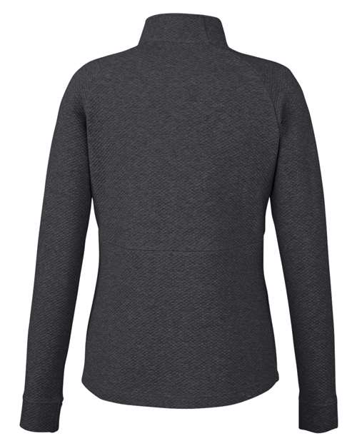 Women's Spirit Textured Quarter-Zip Pullover - Black Heather