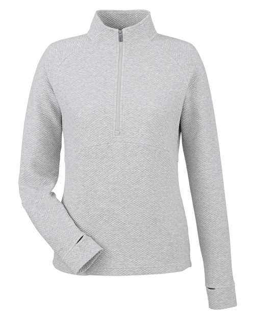 Women's Spirit Textured Quarter-Zip Pullover - Platinum Heather