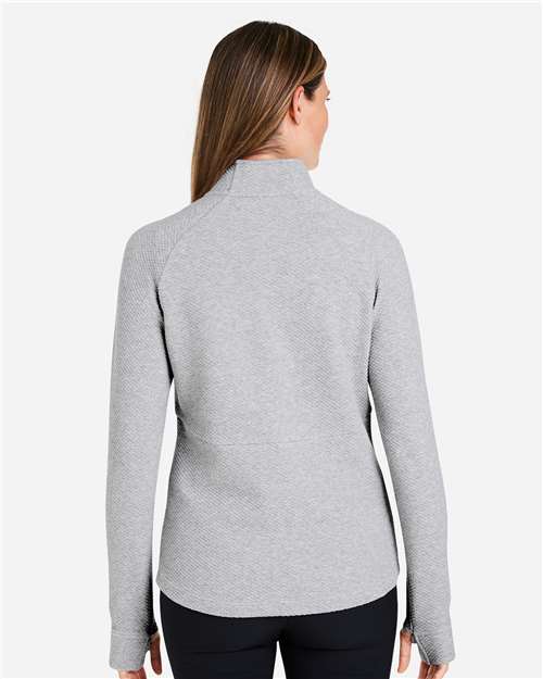 Women's Spirit Textured Quarter-Zip Pullover - Platinum Heather