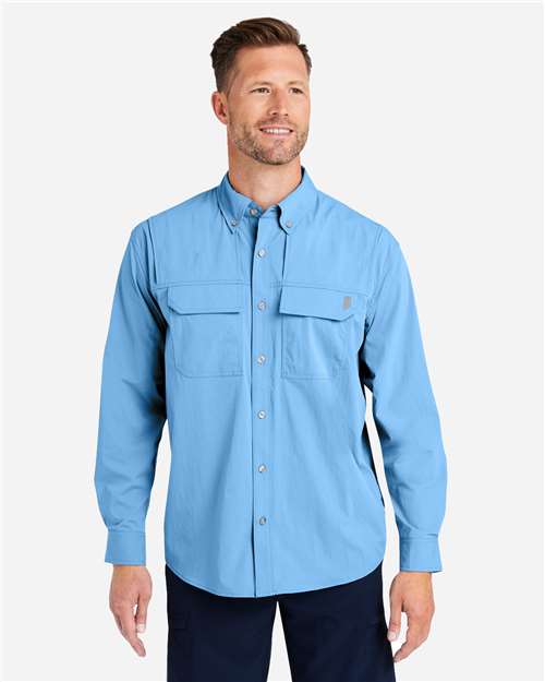 Men's Creekbed Pocket Fishing Shirt - Marolina Blue