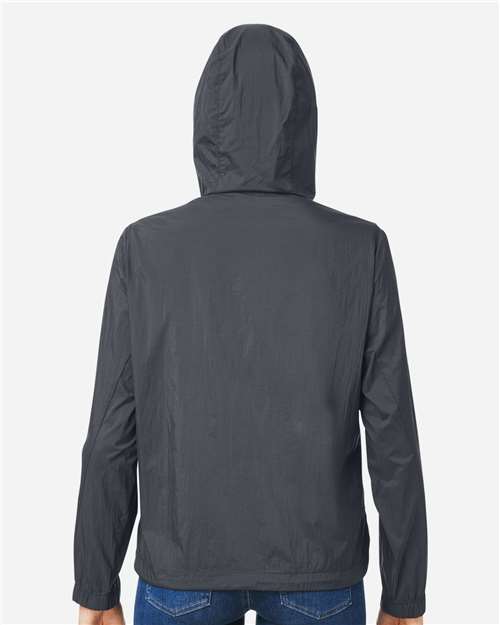 Women's Aura Lightweight Packable Anorak - Carbon/ Black