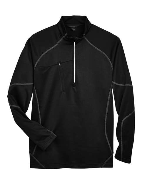 Men's Catalyst Performance Fleece Quarter-Zip Pullover - Black