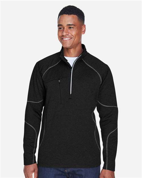 Men's Catalyst Performance Fleece Quarter-Zip Pullover - Black