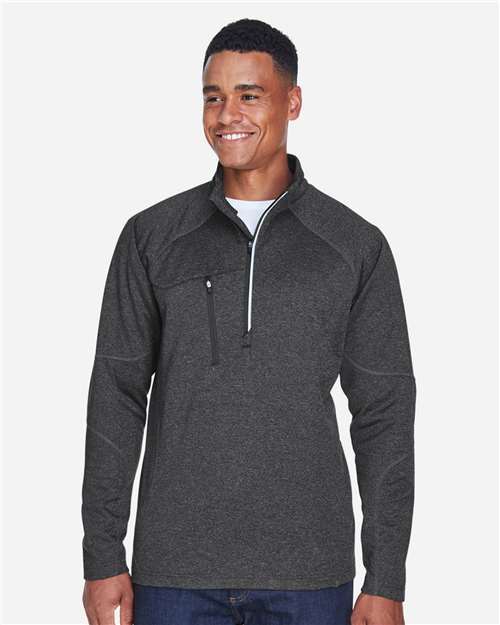 Men's Catalyst Performance Fleece Quarter-Zip Pullover - Carbon Heather