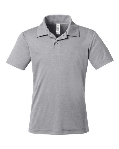 Youth Zone Sonic Heather Performance Polo - Athletic Heather
