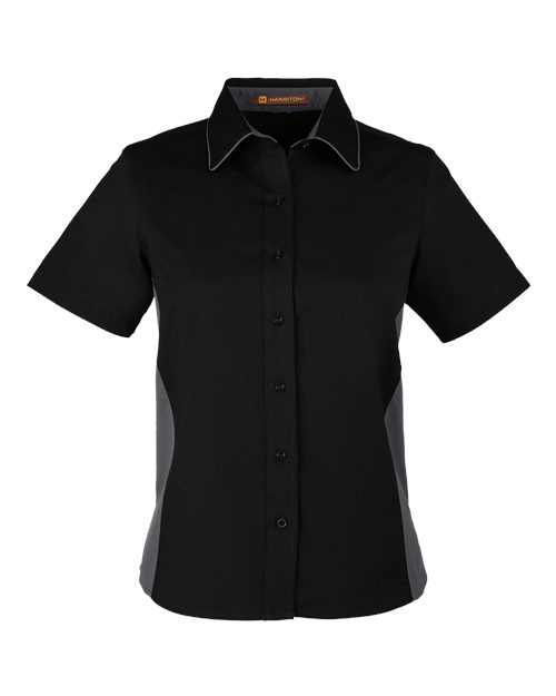 Women's Flash IL Colorblock Shirt - Black/ Dark Charcoal