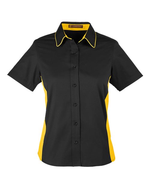 Women's Flash IL Colorblock Shirt - Black/ Sunray Yellow