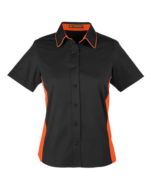 Women's Flash IL Colorblock Shirt - Black/ Team Orange