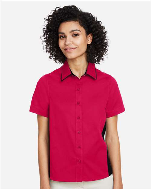 Women's Flash IL Colorblock Shirt - Red/ Black