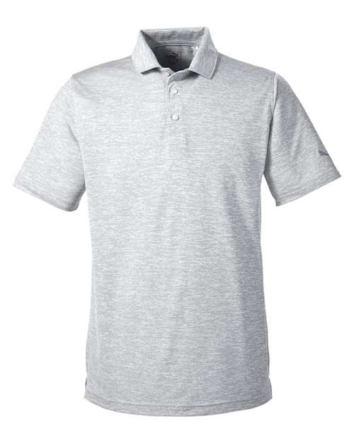 Men's Icon Heather Polo - Bright White