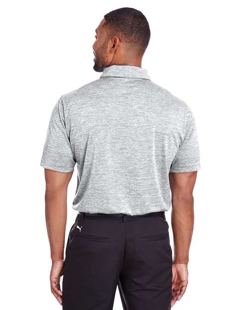 Men's Icon Heather Polo - Bright White