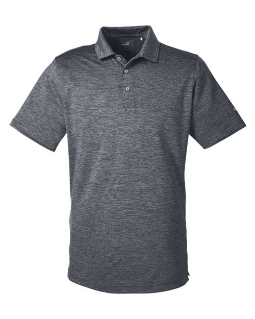 Men's Icon Heather Polo - Puma Black