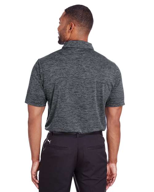 Men's Icon Heather Polo - Puma Black